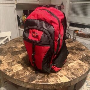 Red and Black Backpack